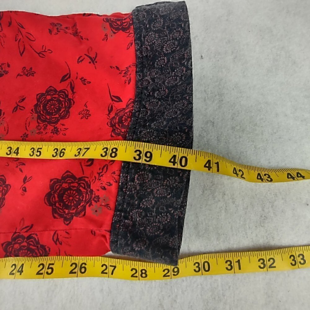 Nautica Rose Pattern Red 100% Cotton Cozy Pajama, Sleepwear Lounge Set Size L - Picture 11 of 16